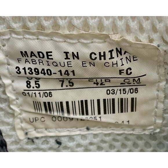 COURT FORCE LOW PREMIUM White/Military Blue-Bison  313940 141 Sz 8.5 #206 - Picture 11 of 11